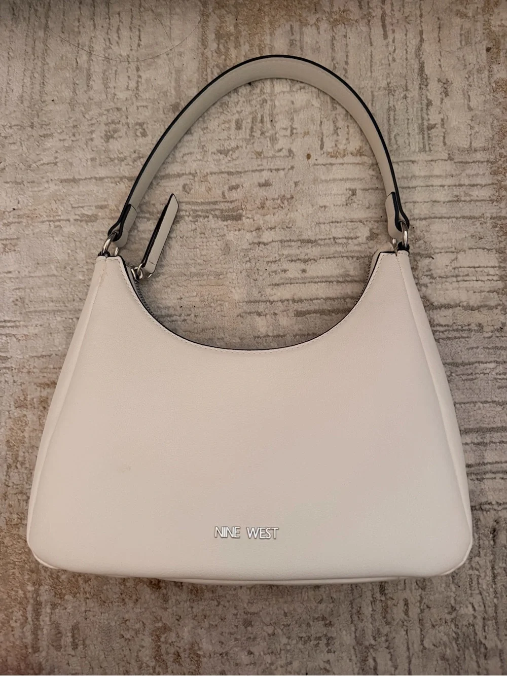 Nine West White Hobo Shoulder Bag